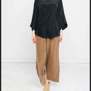 Elizabeth Suzann Florence pants, sz Med-T in moss silk